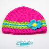Banded Beanie With Flower