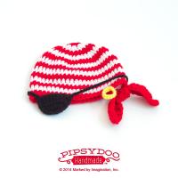 Pirate Beanie With Eye Patch