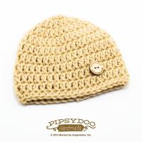 Basic Beanie With Wood Button